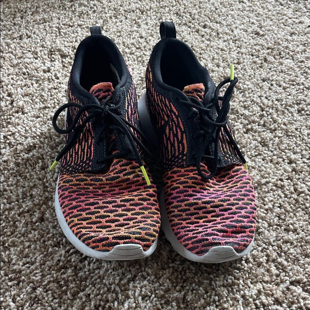 Nike Black and Orange Athletic Shoes